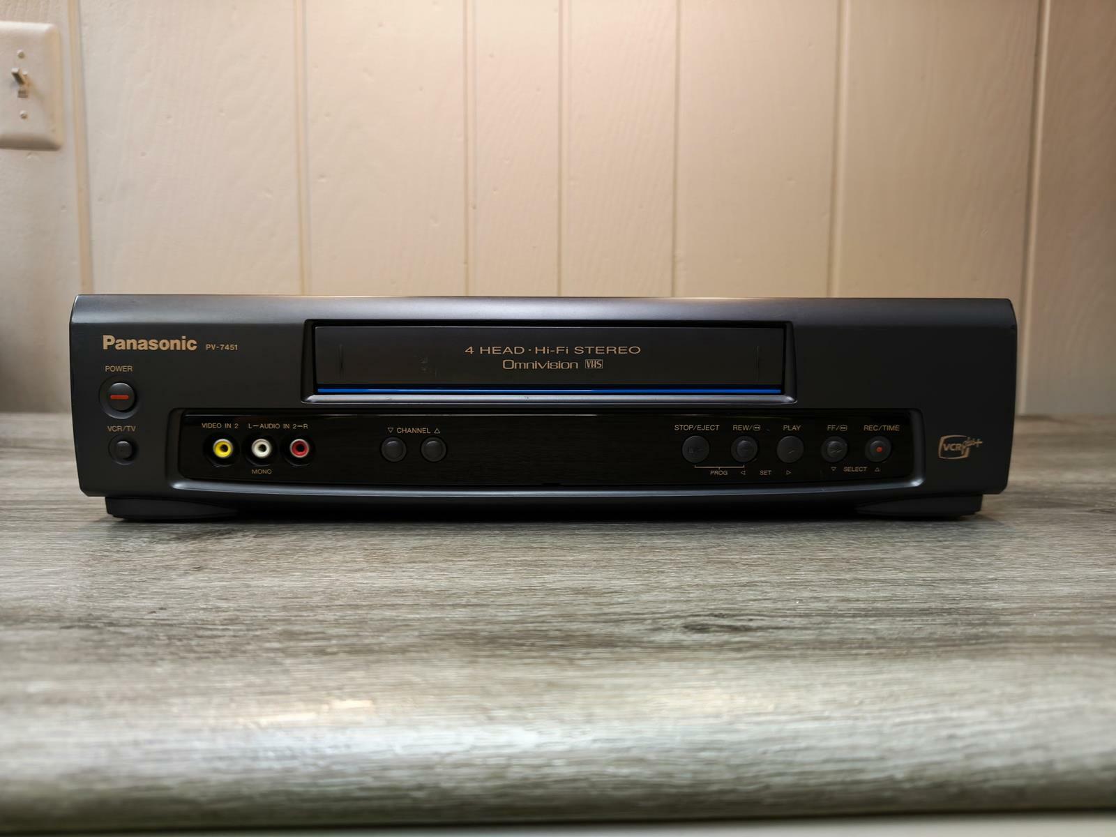 PANASONIC PV-7451 VHS PLAYER | USED GOOD