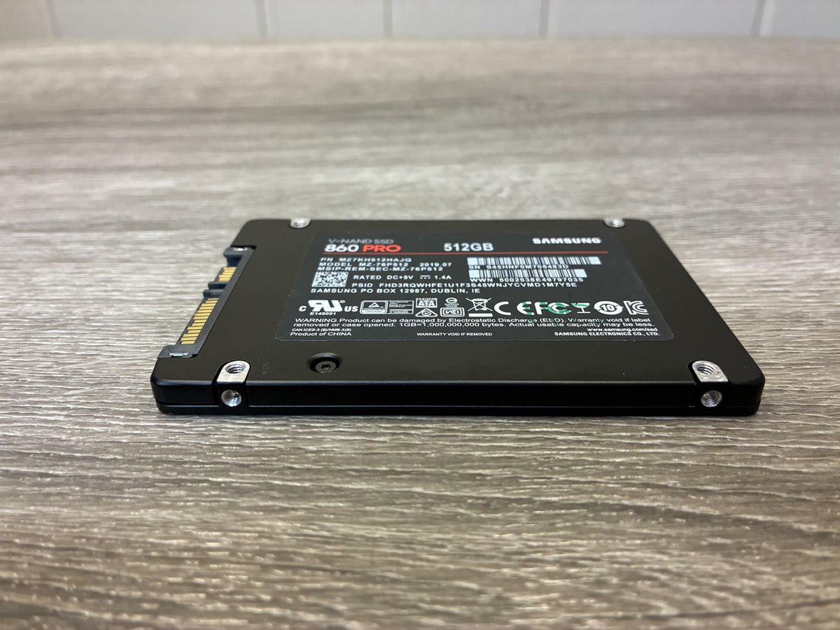 SAMSUNG 860 PRO M7-76P512 USED 2.5" 512GB SSD SSD SATA