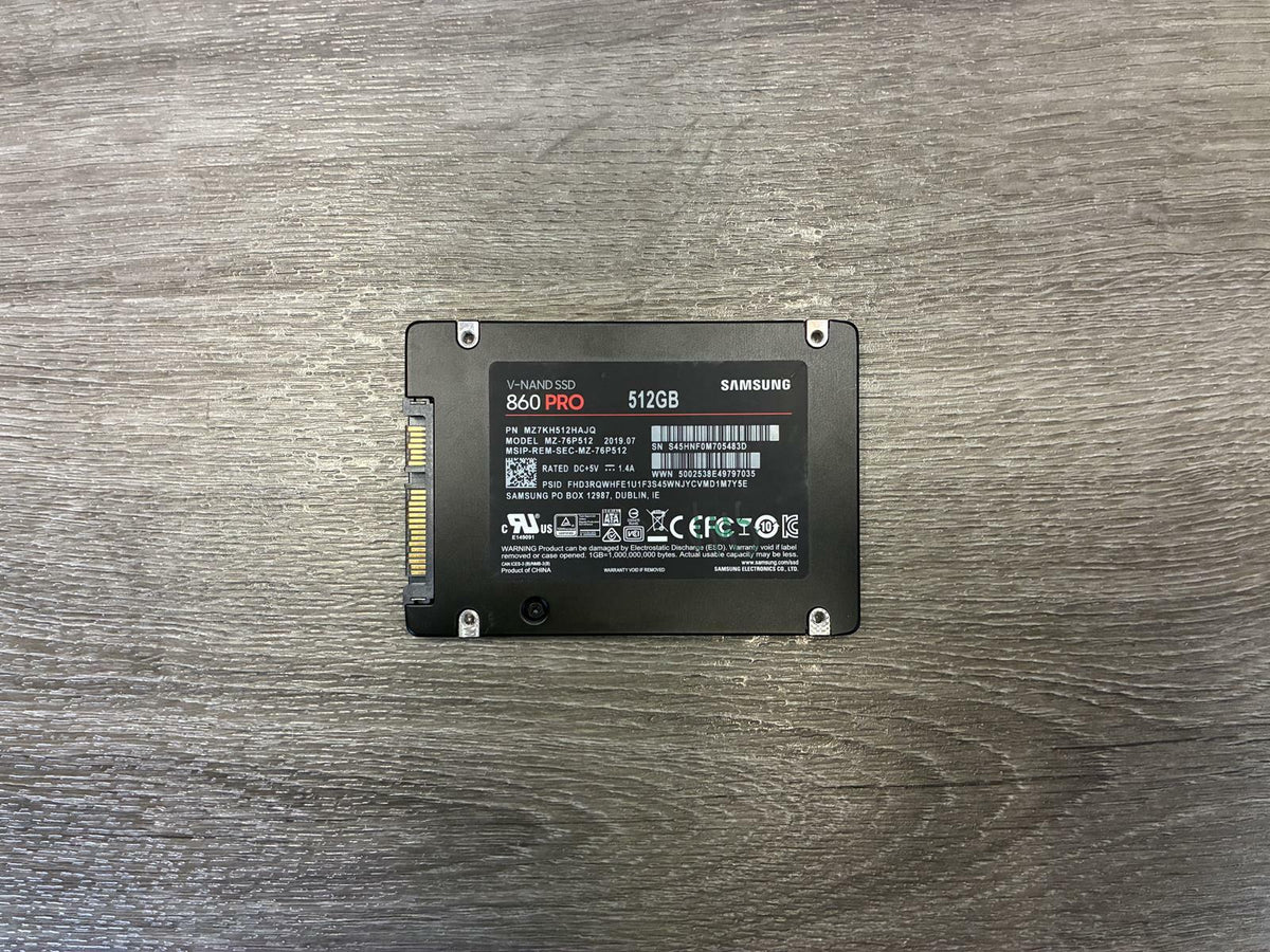 SAMSUNG 860 PRO M7-76P512 USED 2.5" 512GB SSD SSD SATA
