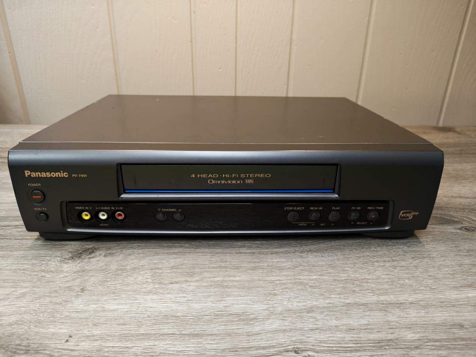 PANASONIC PV-7451 VHS PLAYER | USED GOOD