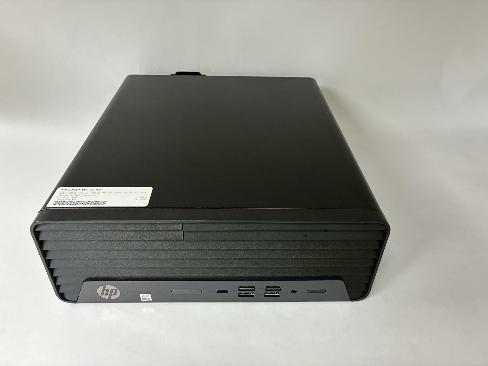 HP PRODESK 600 G6 SFF INTEL CORE I5-10500 3.10GHz  8GB 500 GB HDD NO OS