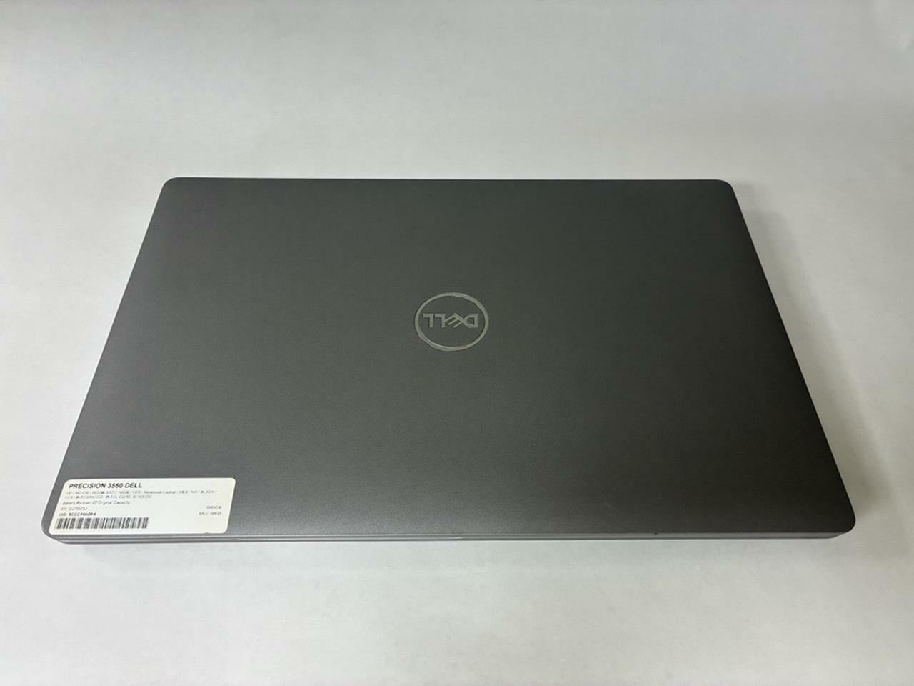 DELL 15" PRECISION 3550 INTEL CORE I5-10310U 256GB SSD 16GB NO OS