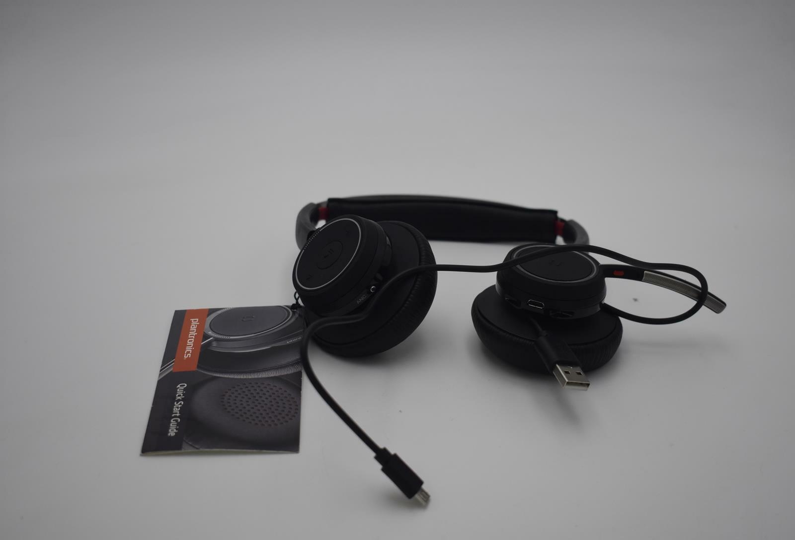 PLANTRONICS VOYAGER FOCUS UC B825-M BLACK 2.0 Channel Ear-Pad (On the Ear)