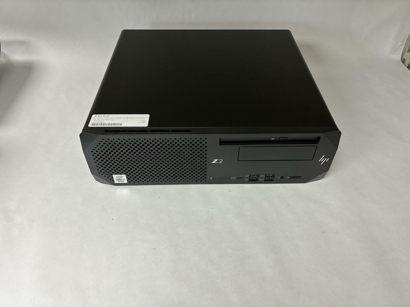 HP Z2 SFF G5 Intel(R) Core(TM) i7-9750H CPU@2.60GHz 16GB 512GB SSD NO OS