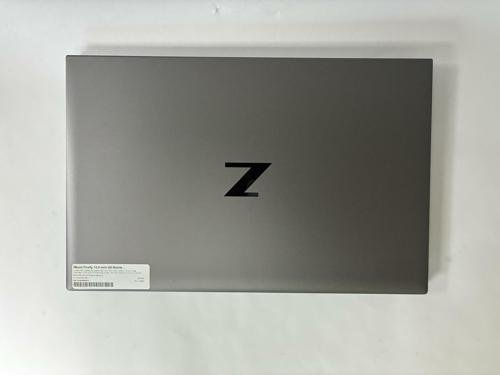 HP ZBook Firefly G8 Intel(R) Core(TM) i5-1145G7@2.60GHz 0B 8 GB NO OS NO BATTERY