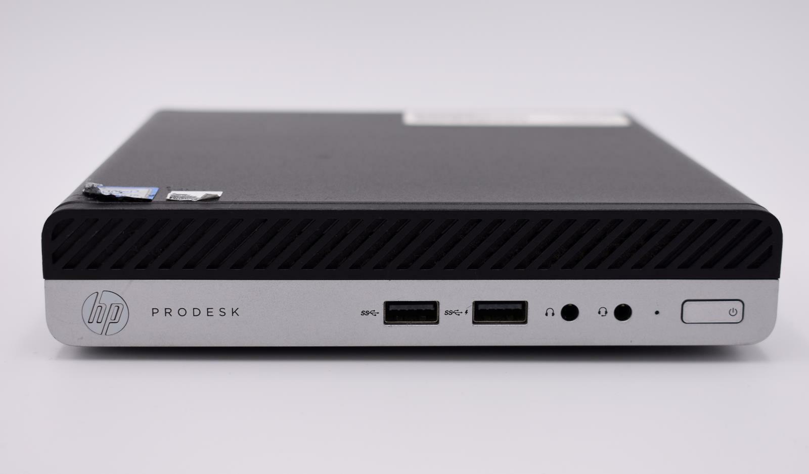 HP PRODESK 400 G4 USFF INTEL CORE I3-8100T 3.10GHz  4GB 500 GB HDD NO OS