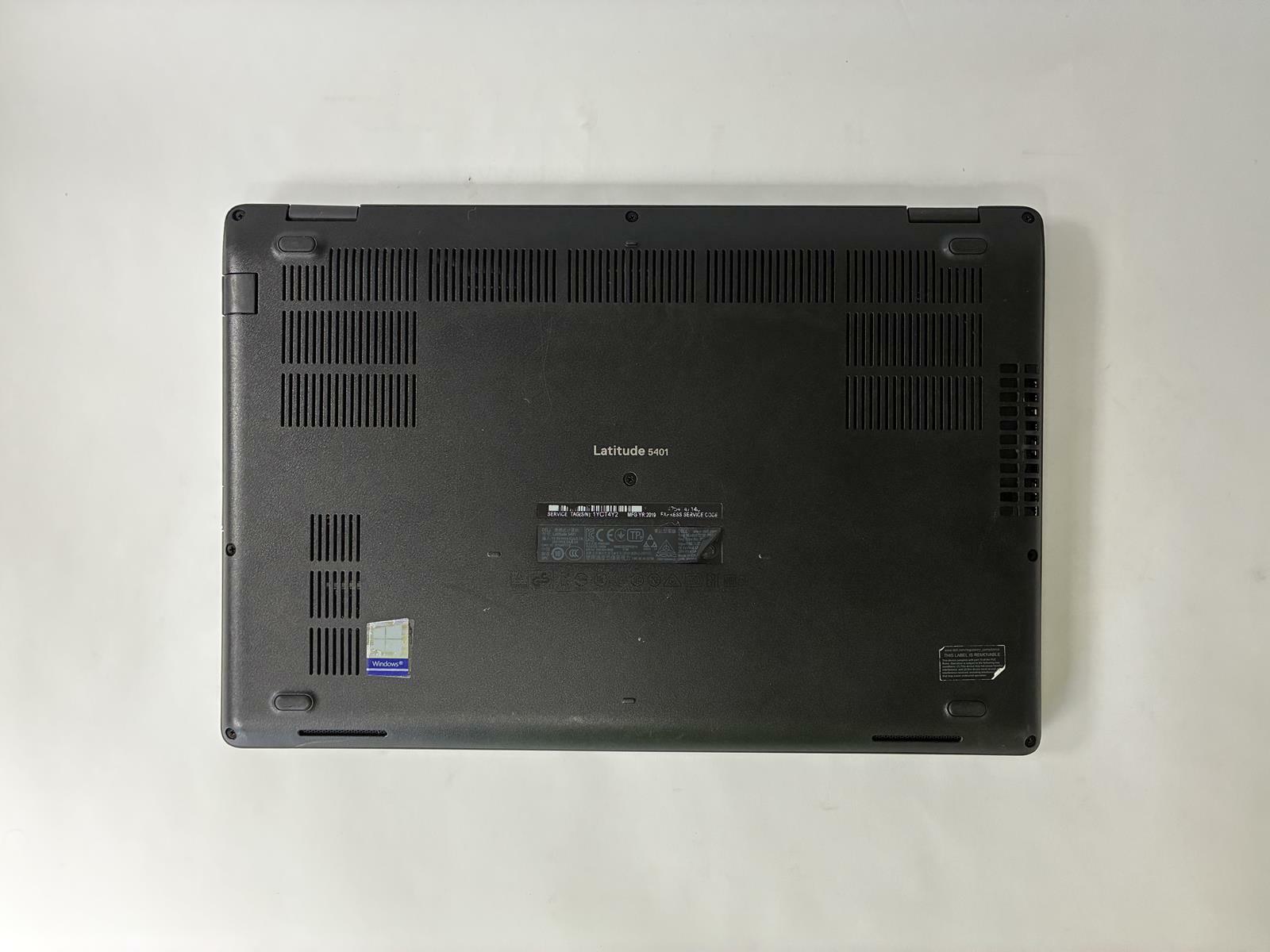 DELL LATITUDE 5401 Core(TM) i7-9850H CPU @ 2.60GHz 0B 8GB NO OS NO BATTERY