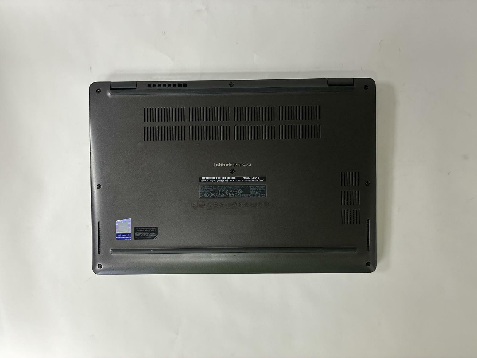 DELL Latitude 5300 Core(TM) i5-8365U CPU@1.60GHz 256 GB 16 GB NO OS NO BATTERY