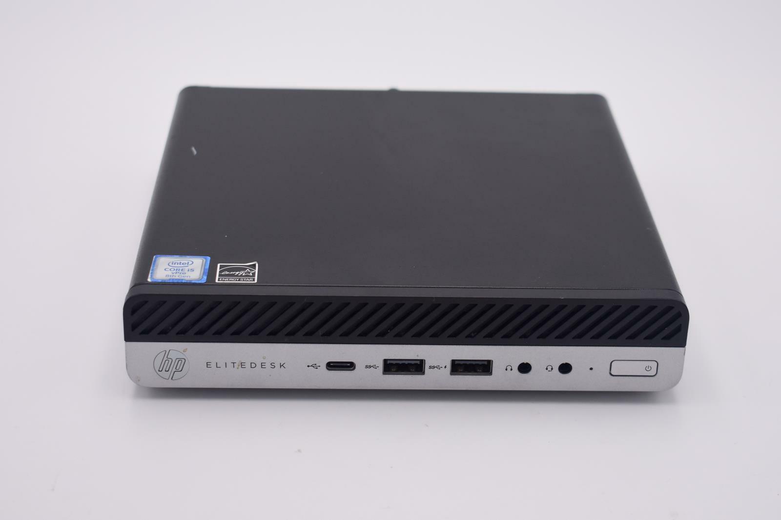 HP ELITEDESK 800 G4 USFF INTEL CORE i5-9500T 2.20GHz  8GB 256GB SSD NO OS