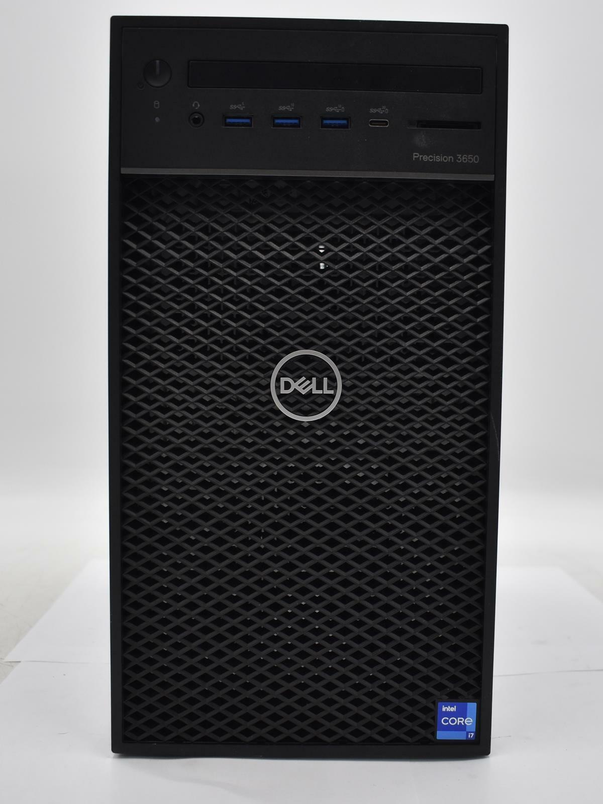 DELL PRECISION 3650 MID TOWER INTEL CORE I7-11700K 3.60GHz  16GB 0 GB NO OS