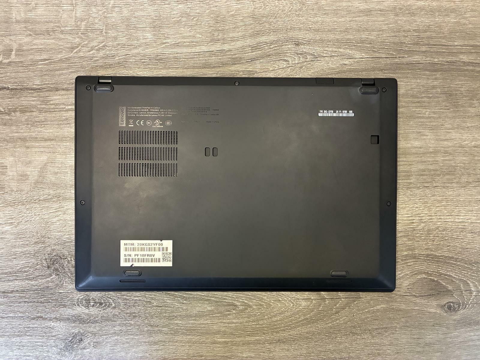 LENOVO THINKPAD X1 CARBON 6TH Core(TM) i7-8550U@1.80GHz NO HDD 8GB RAM NO OS